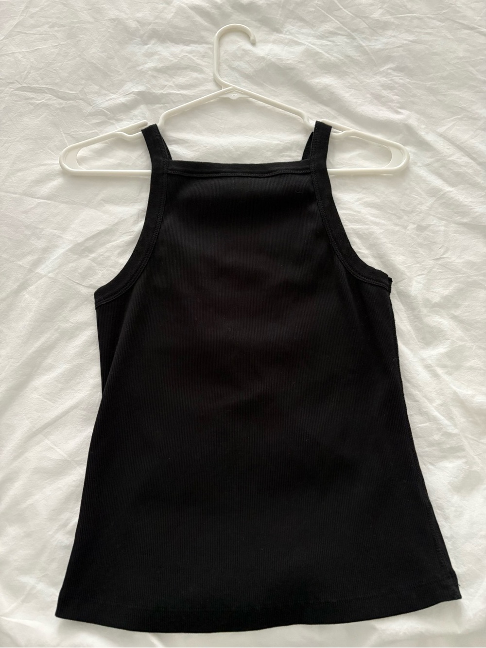 Buck Mason Women’s Black Surplus Rib High-Neck Tank Top Size Small